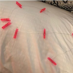 5 ft long photo clip string